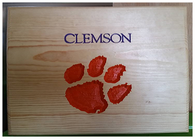 Clemson Tigers Wooden Sign